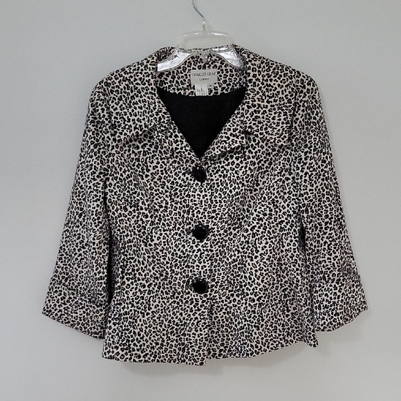 Charles Gray London Jackets & Blazers - Charles Gray London Animal Print Blazer, Size Medium